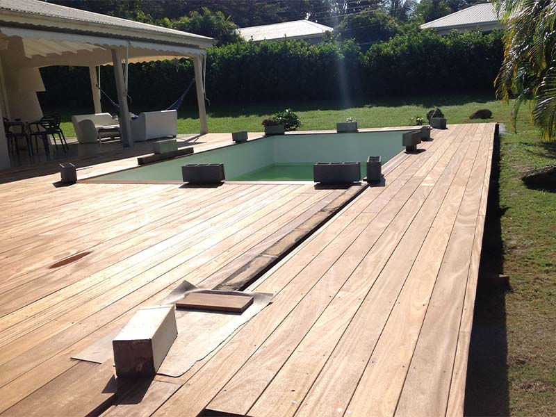 Extension terrasse et deck Sainte-Anne
